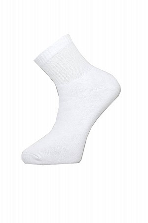 Ανδρικές κάλτσες ημίκοντες 3 τεμ λευκές πετσετέ