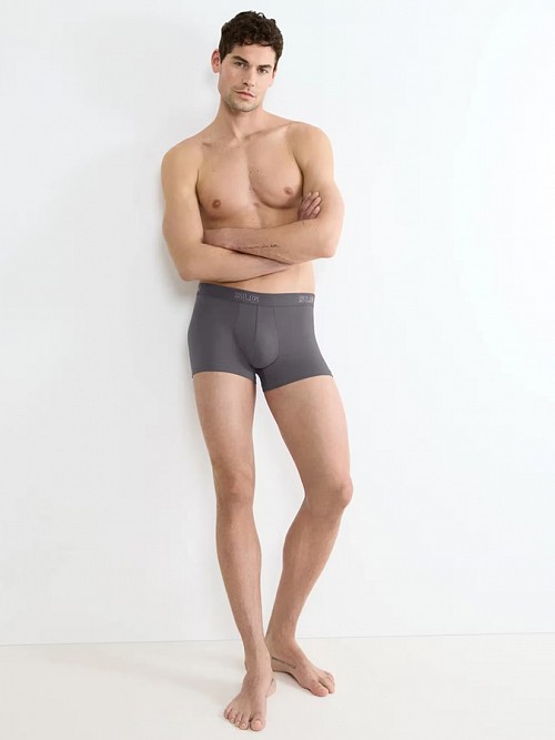 Ανδρικα μποξεράκια sloggi Base Trunk c2p Ανθρακί