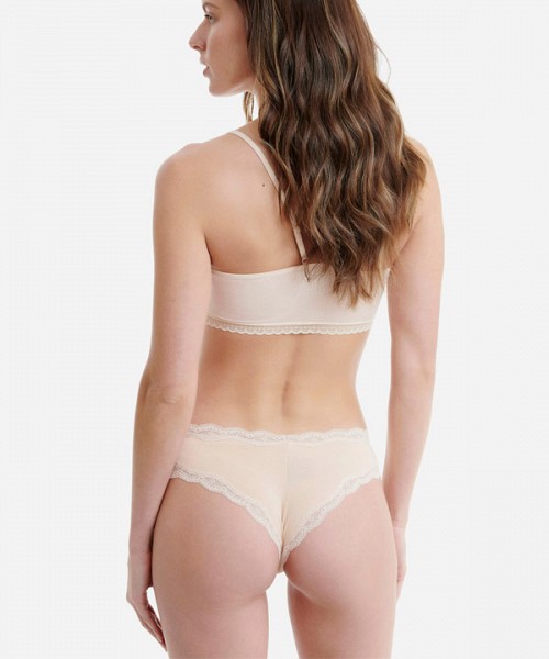 ΓΥΝΑΙΚΕΙΟ BRIEF ΔΑΝΤΕΛΑ/BAMBOO 2ΤΕΜ ΜΠΕΖ Large (42)