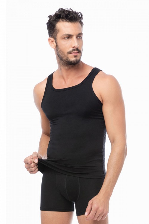 Ανδρική φανέλα αμάνικη  Minerva modal Tank XL