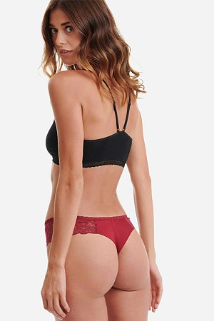 ΓΥΝΑΙΚΕΙΟ ΣΛΙΠ WALK THONG ΜΕ ΔΑΝΤΕΛΑ ΓΚΡΕΝΑ