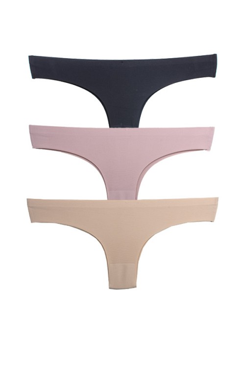 Γυναικεία εσώρουχα χωρίς ραφές 3 τεμ brazilian Large (42)