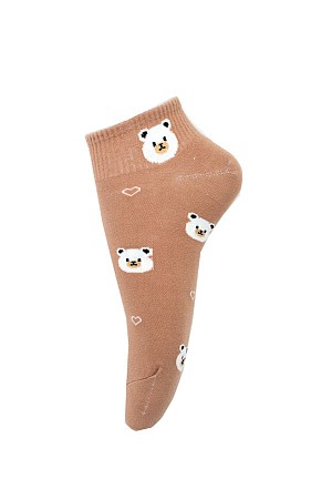 Γυναικείες κάλτσες σοσόνι 5 τεμ με αρκουδάκια