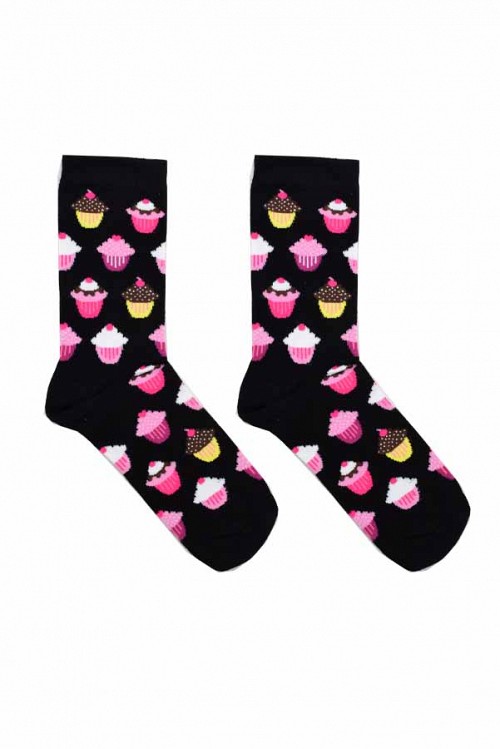 Κάλτσες unisex με σχέδιο Cupcakes