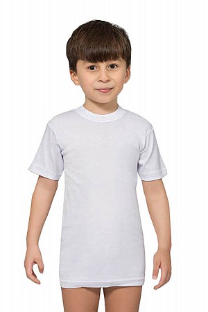 Φανελάκι αγόρι κοντό μανίκι λευκό